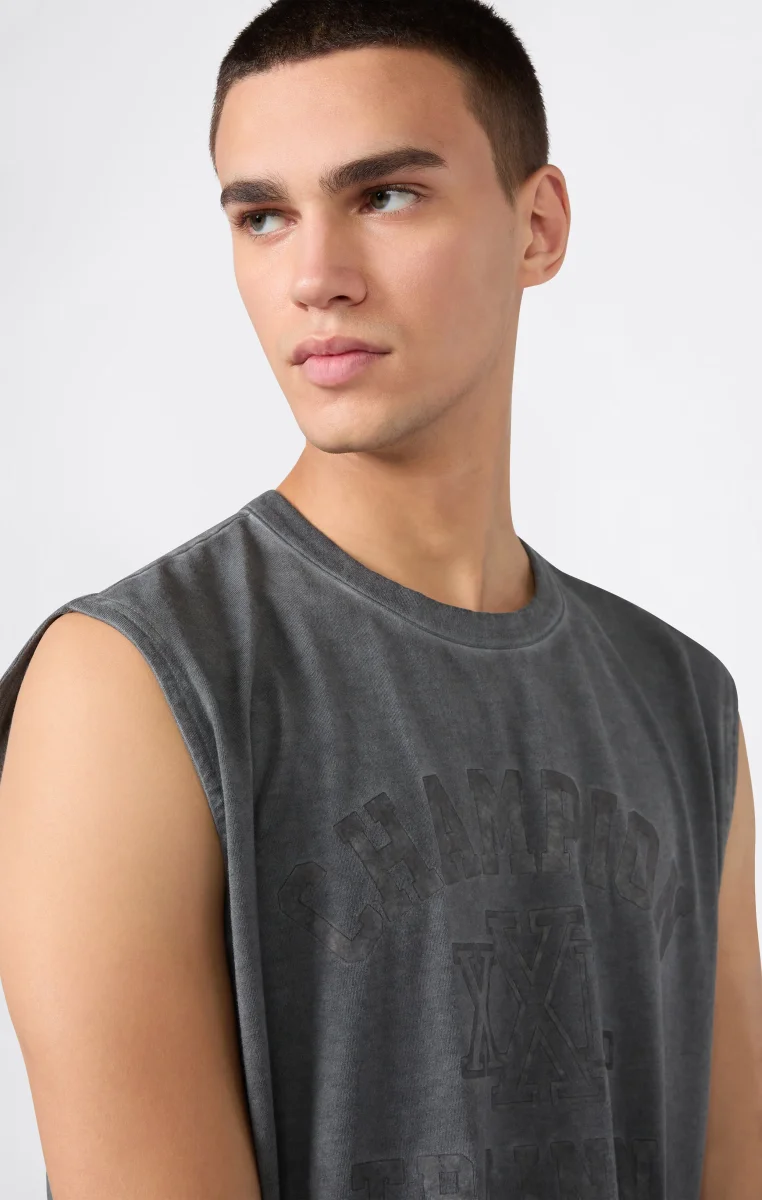 Men’s Graphic Muscle GYM Stretch Tank - immagine 4