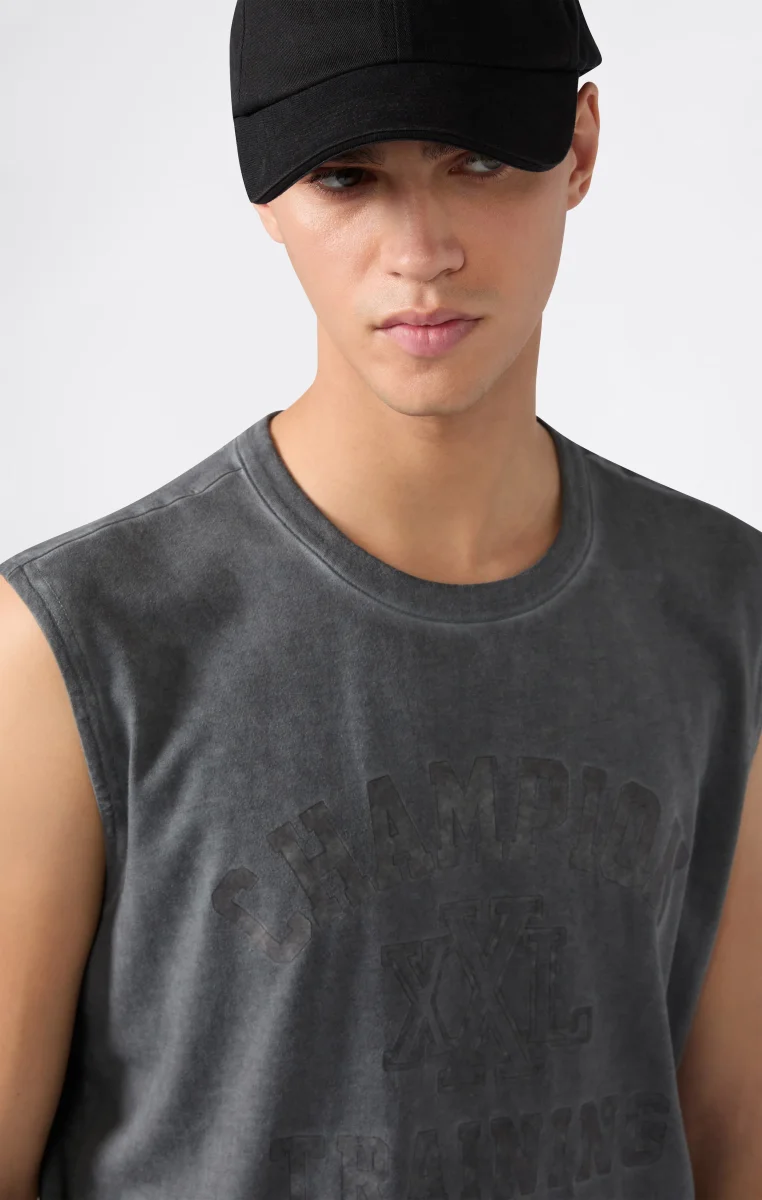 Men’s Graphic Muscle GYM Stretch Tank - immagine 5