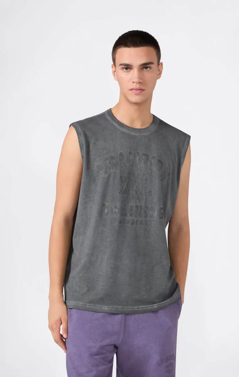 Men’s Graphic Muscle GYM Stretch Tank - immagine 2