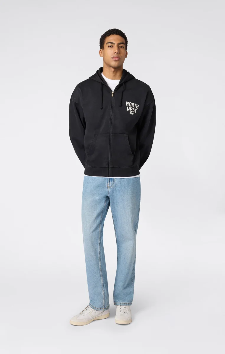 Men’s East West Full Zip Hooded Sweatshirt - immagine 3