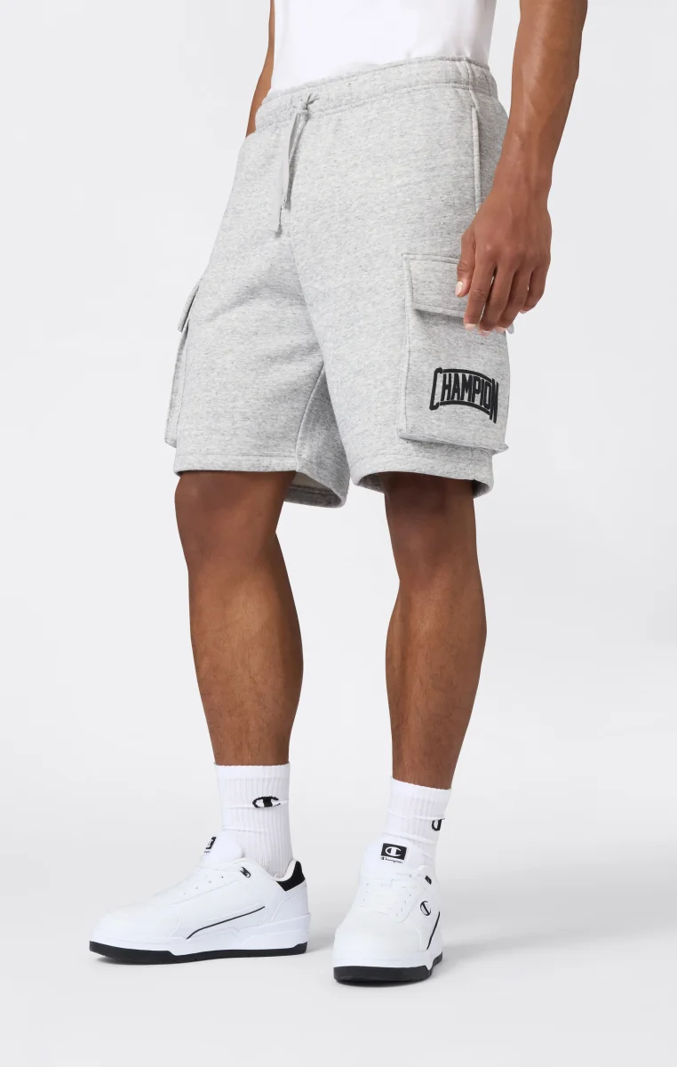 Men’s Cargo Shorts With Brushed Interior And Logo