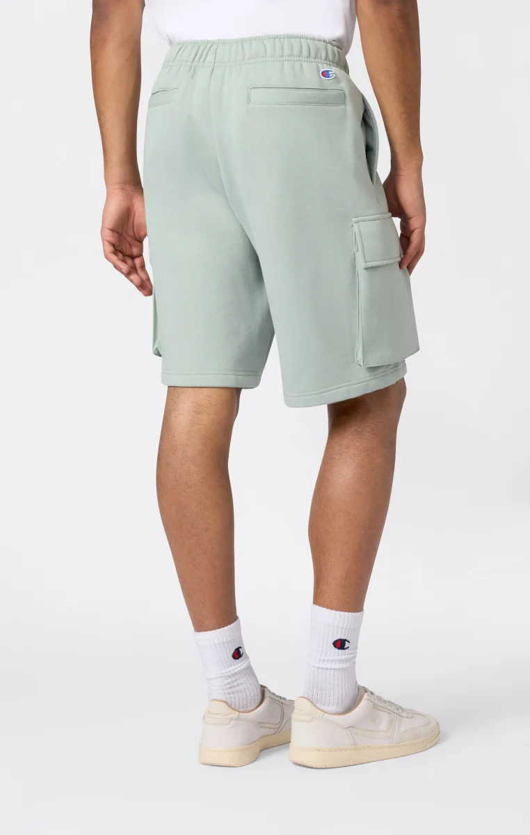 Men’s Cargo Shorts With Brushed Interior And Logo - immagine 4