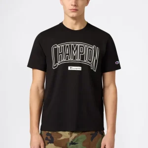 Men’s Crewneck T-Shirt With Puff Print Logo