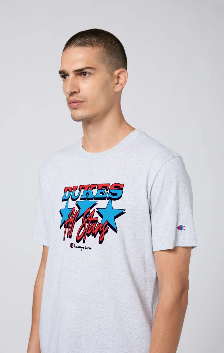 Oversized Men's T-Shirt in Heavy Cotton Dukes Cupboard x Champion - immagine 4