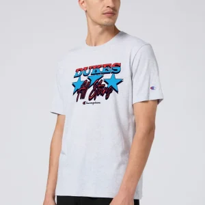 Oversized Men's T-Shirt in Heavy Cotton Dukes Cupboard x Champion