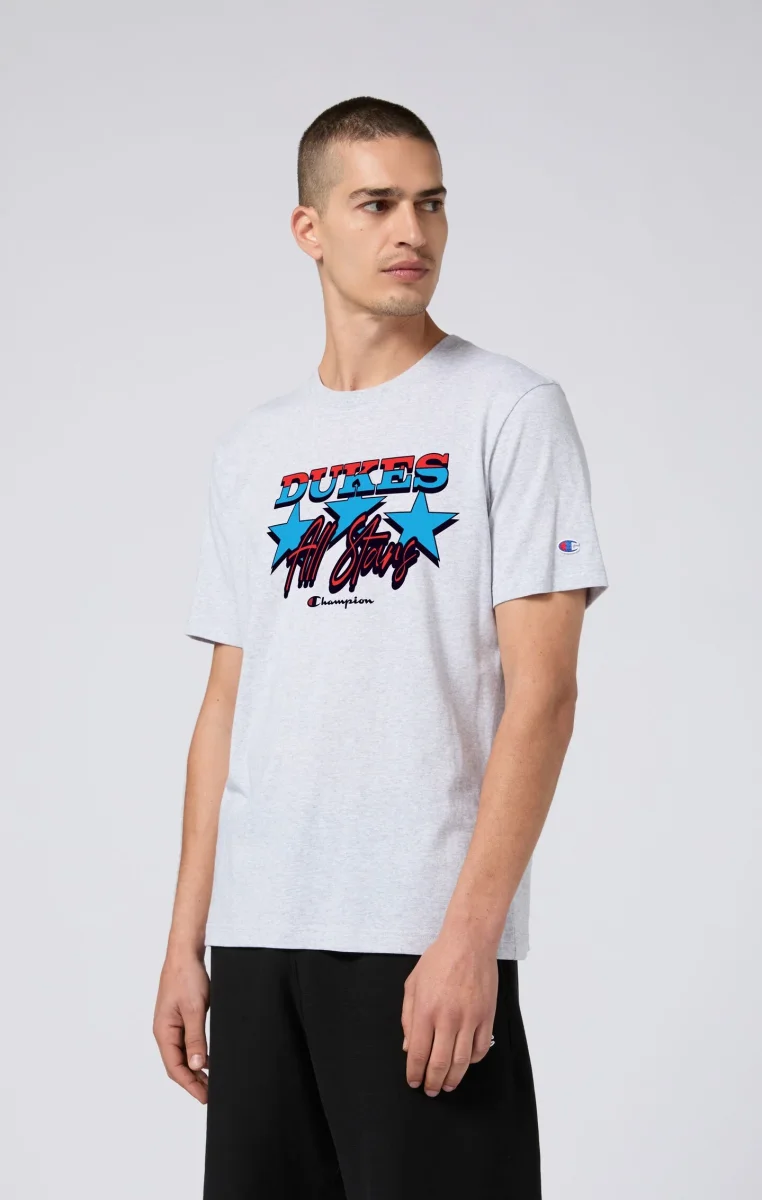 Oversized Men's T-Shirt in Heavy Cotton Dukes Cupboard x Champion - immagine 2