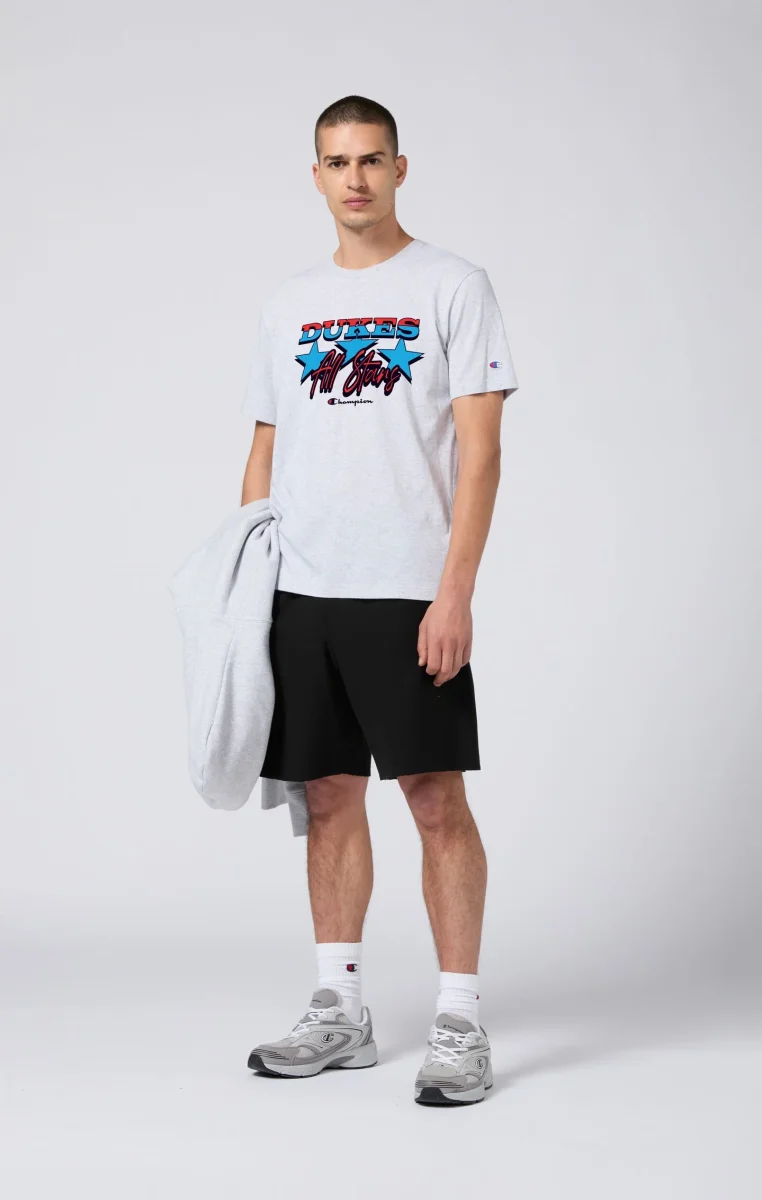 Oversized Men's T-Shirt in Heavy Cotton Dukes Cupboard x Champion - immagine 3