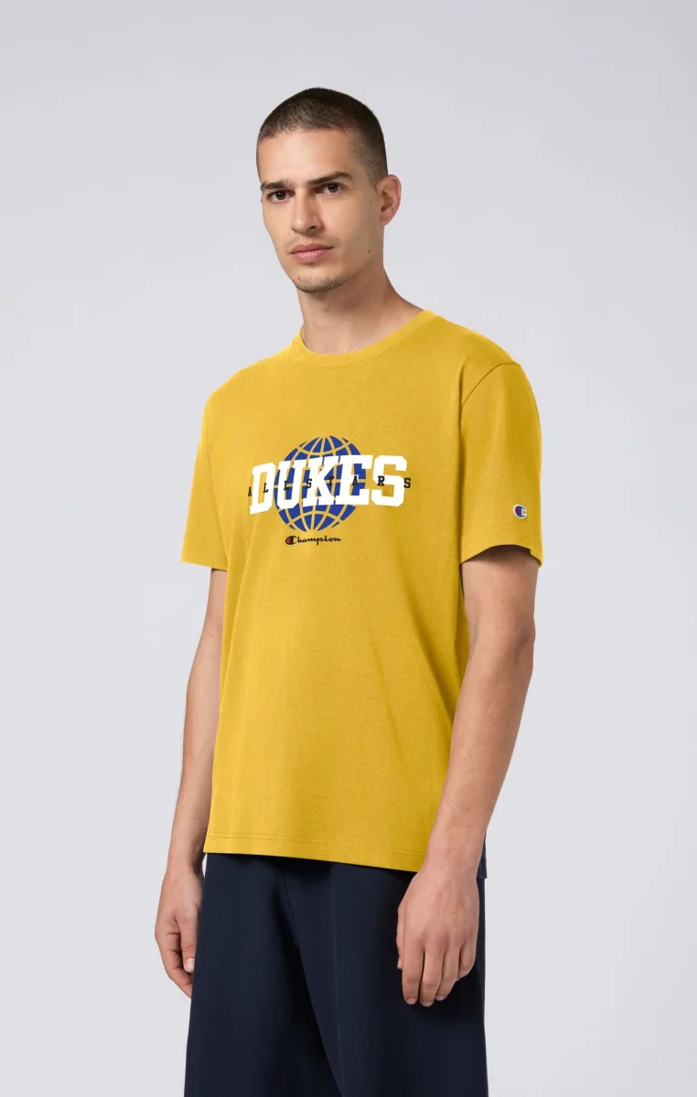 Oversized Men's T-Shirt in Heavy Cotton Dukes Cupboard x Champion