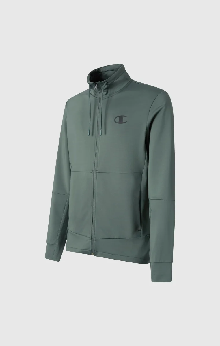 Men's Slim Fit Full-Zip Stretch Poly Hoodie - immagine 8