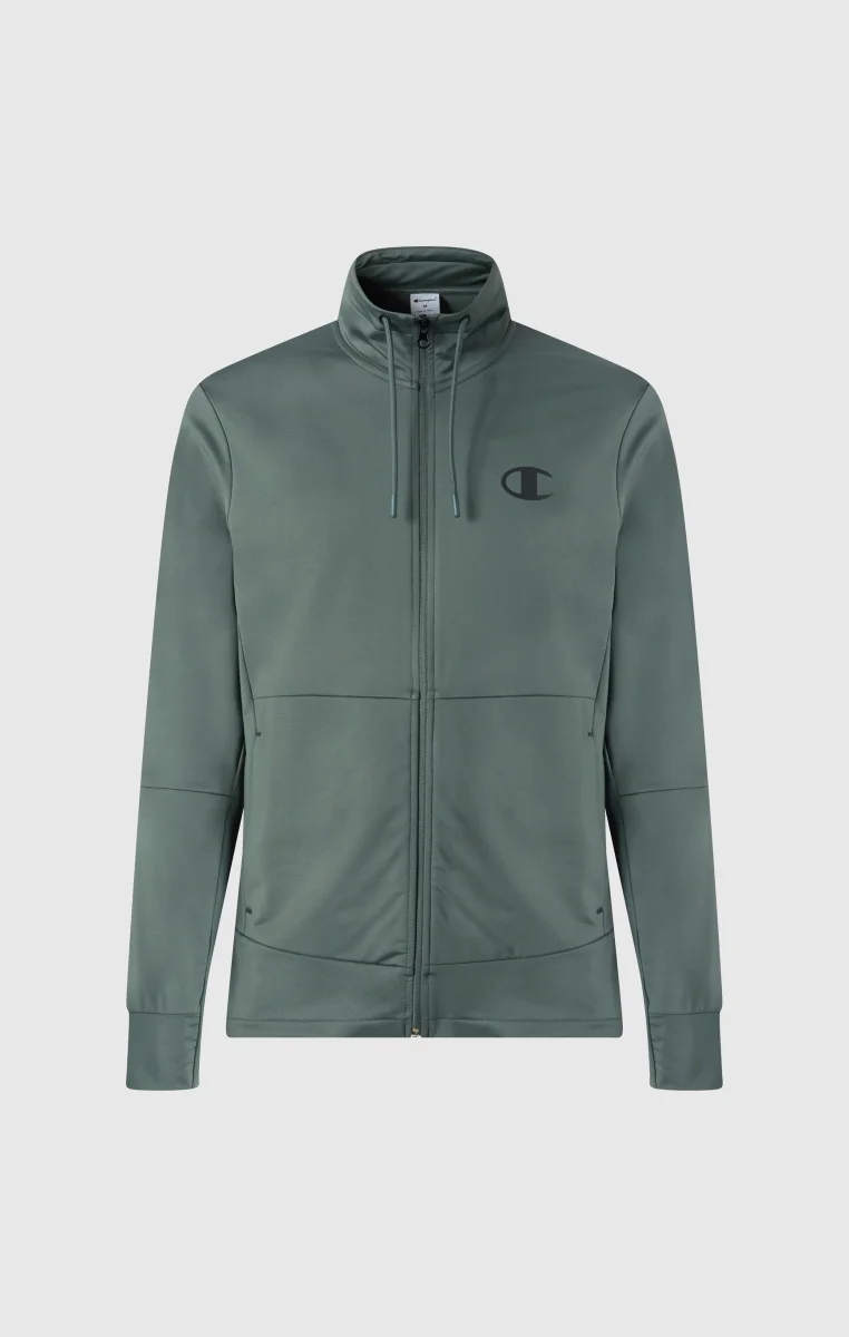 Men's Slim Fit Full-Zip Stretch Poly Hoodie - immagine 6