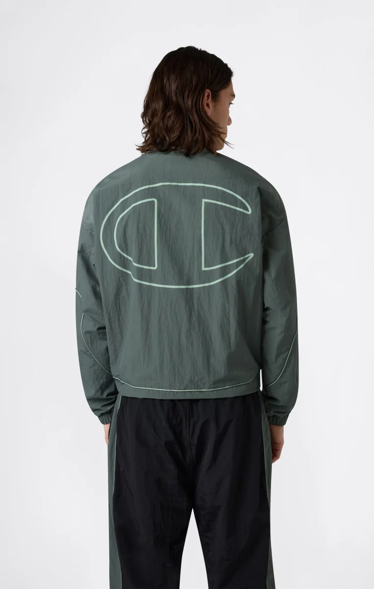 Men’s Woven Nylon Full-Zip Track Top Loose Fit - immagine 4