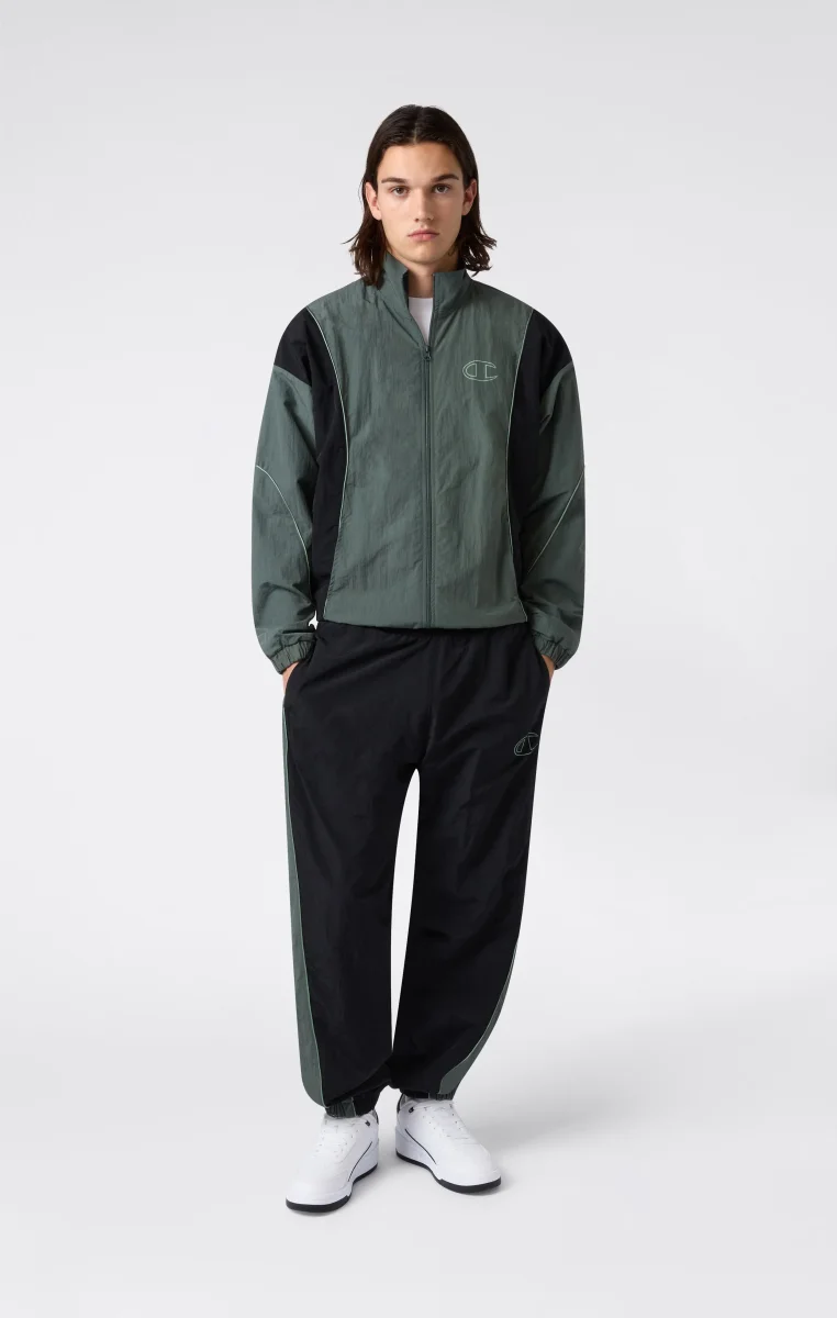 Men’s Woven Nylon Full-Zip Track Top Loose Fit - immagine 5