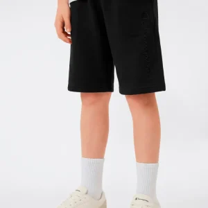 Boys’ Bermuda Shorts with Embroidered Maxi Logo Icons