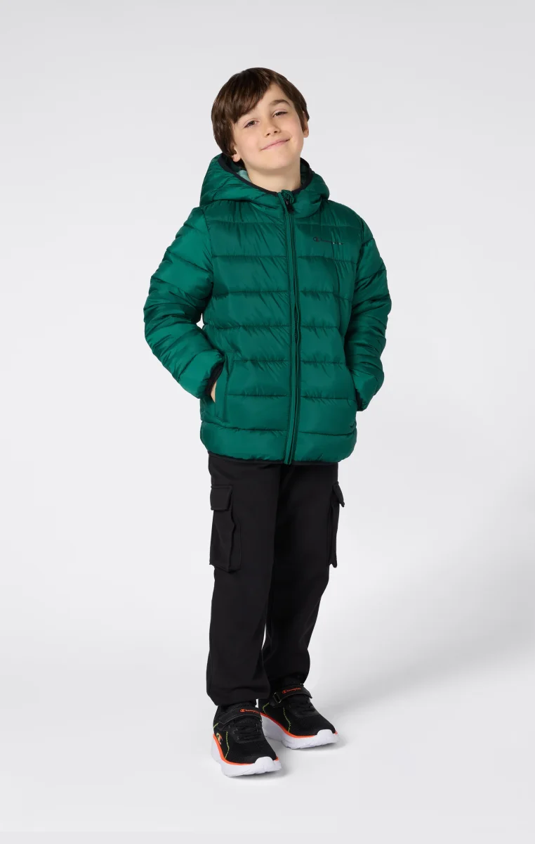 Padded Jacket with Hood for Kids - immagine 5