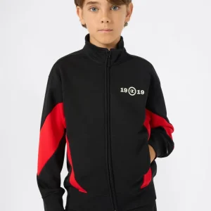 Boys’ Fleece Sweatsuit with Color Block Inserts