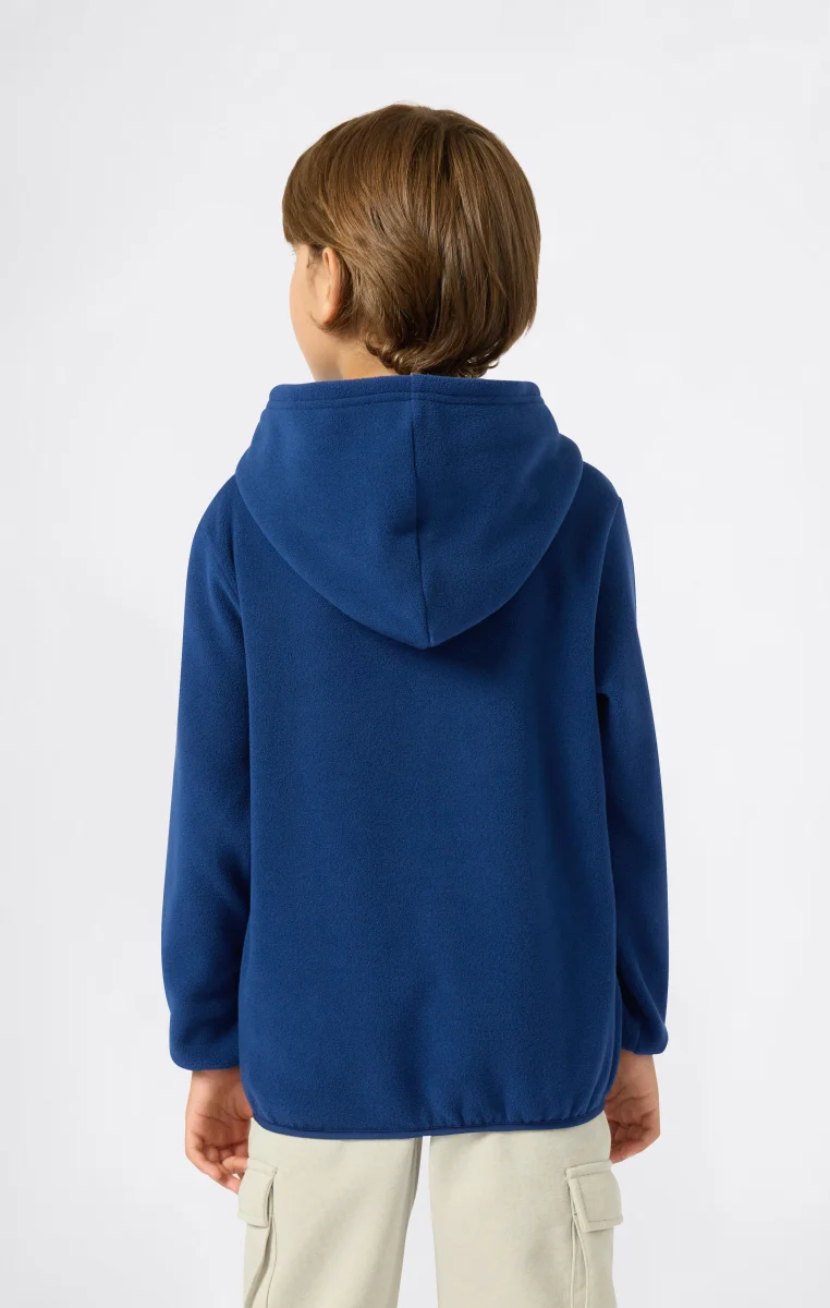 Boys' Fleece Polar Hoodie Script Logo - immagine 5