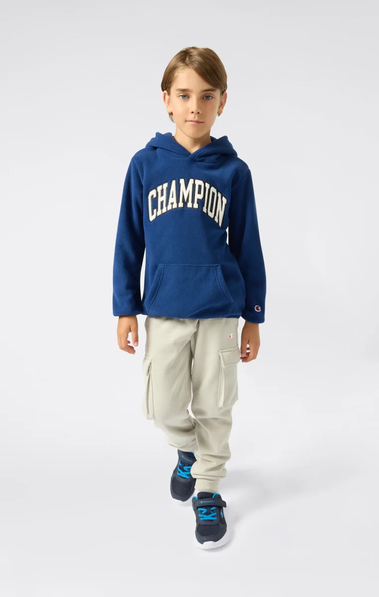 Boys' Fleece Polar Hoodie Script Logo - immagine 6