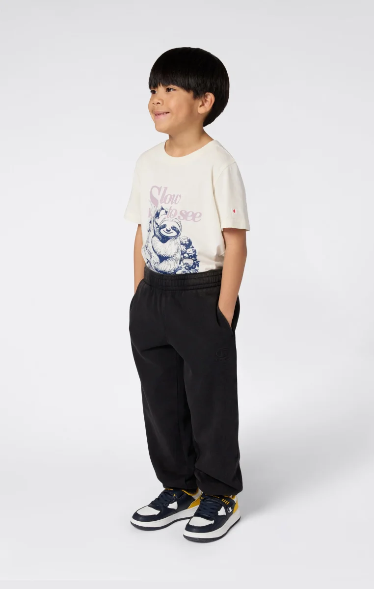 Boys’ Washed Rib Cuff Fleece Joggers Icons - immagine 4