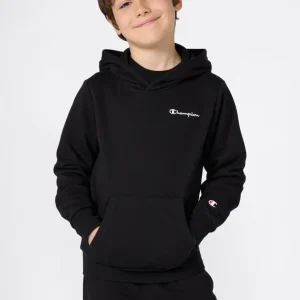 Boys’ Fleece Hoodie with Small Embroidered Logo Icons