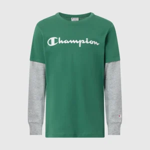 Boys' Long Sleeve T-Shirt Script Logo