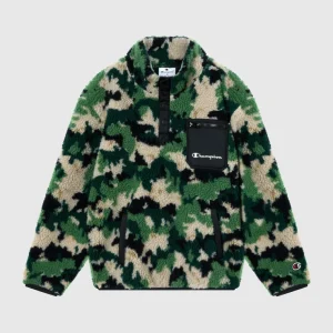 Boys’ Polar Teddy Half-Zip Printed Top