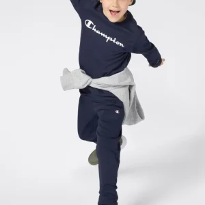 Boys' Fleece Crewneck Sweatshirt Script Logo