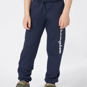 Boys' Fleece Rib Cuff Jogger Pants Script Logo