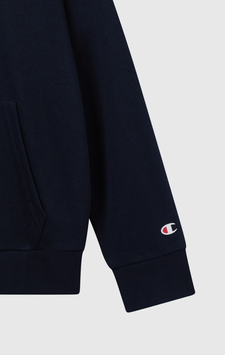 Boys’ Lightweight Hooded Sweatshirt with Maxi Printed Logo - immagine 6