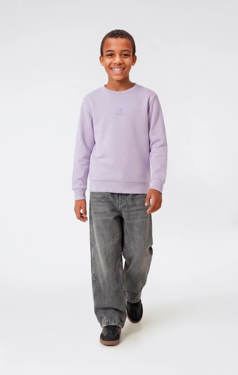 Boys’ Washed Effect Crewneck Sweatshirt Icons - immagine 3