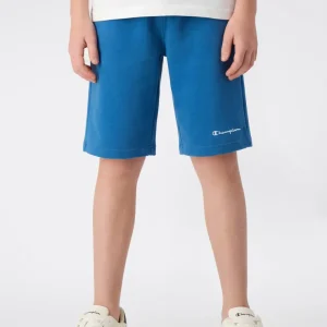 Boys’ Bermuda Shorts with Small Embroidered Logo Icons