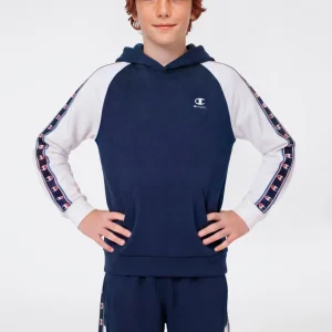 Boys’ Hooded Sweatshirt with C-Logo Tape