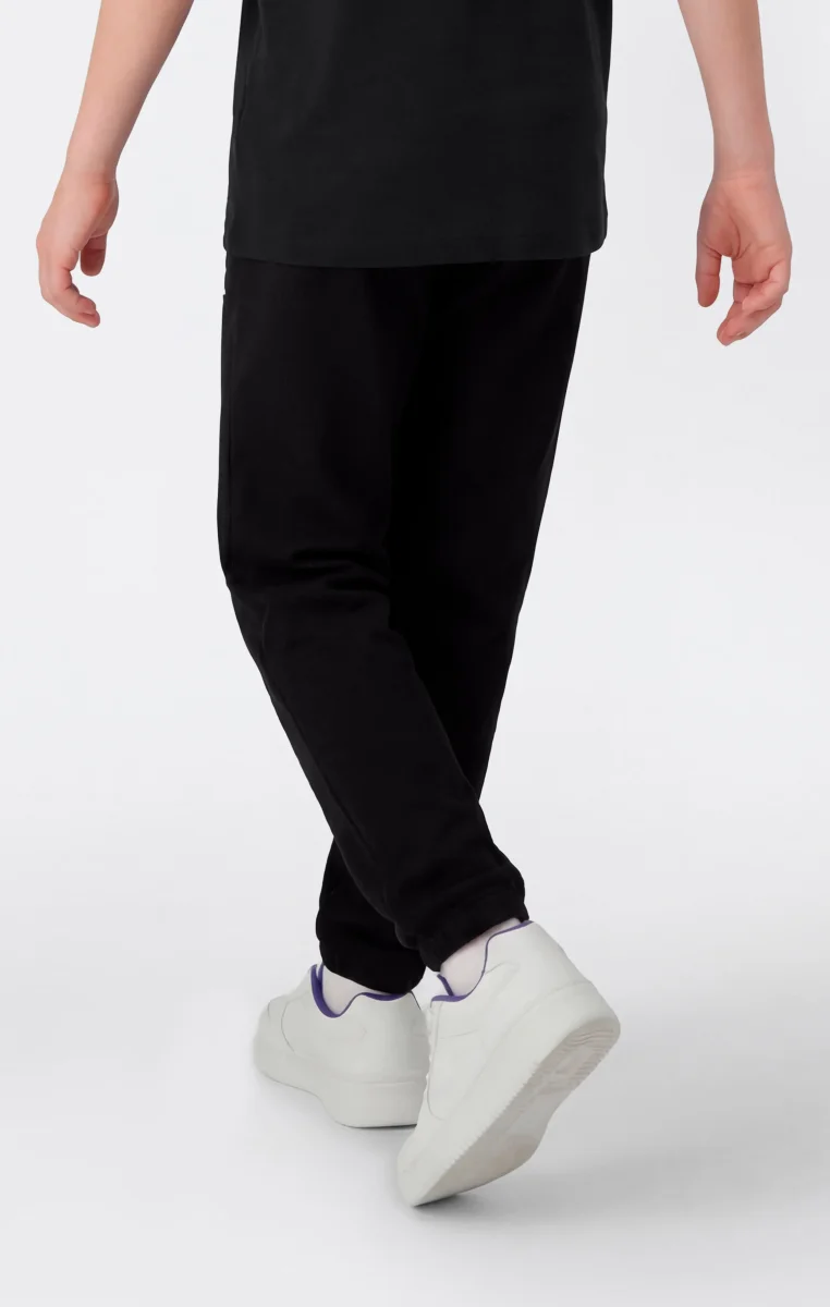 Boys’ Elastic Cuff Pants with Puff Print - immagine 4