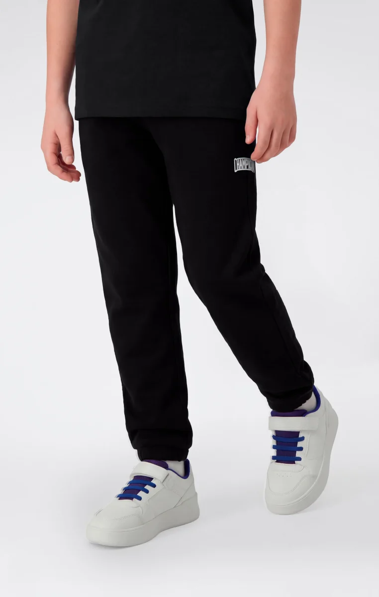 Boys’ Elastic Cuff Pants with Puff Print - immagine 2