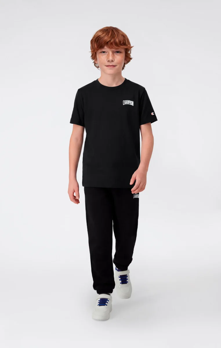 Boys’ Elastic Cuff Pants with Puff Print - immagine 3