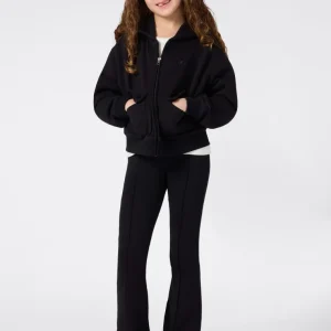 Girls’ Hooded Full Zip Fleece Sweatshirt Icons
