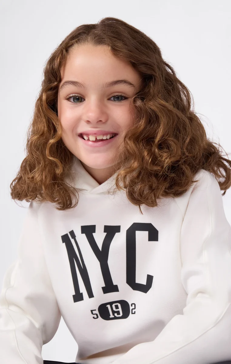 Girls' Fleece Hooded Sweatshirt - immagine 3