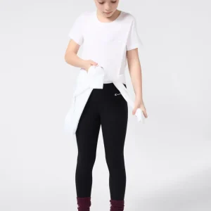 Girls' Crewneck T-shirt Slim Fit Icons