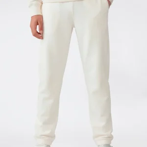 Girls’ Elastic Cuff Pants With Embroidered Logo