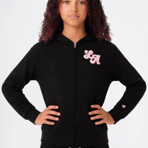 Girls’ Hooded Full Zip Sweatshirt and Pants Tracksuit with Graphic