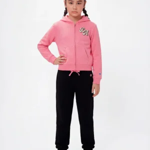 Girls’ Hooded Full Zip Sweatshirt and Pants Tracksuit with Graphic