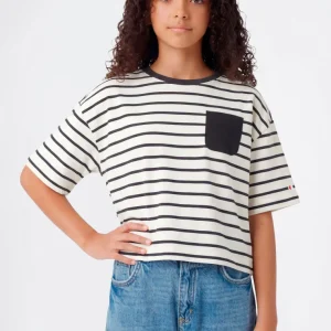 Girls’ Oversized Striped T-Shirt Icons