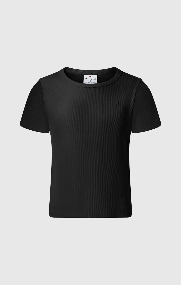 Girls’ Stretch Rib Crewneck T-Shirt Icons - immagine 5