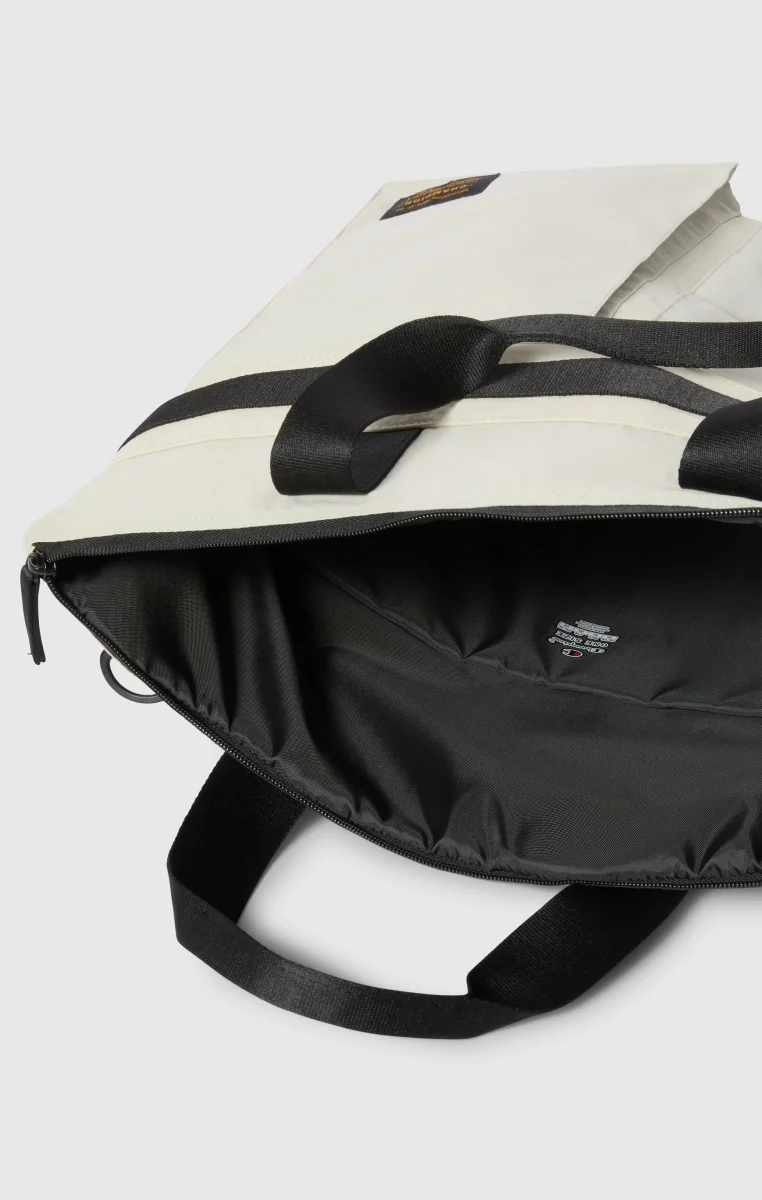 Backpack with Laptop Pocket in Recycled Nylon - immagine 5