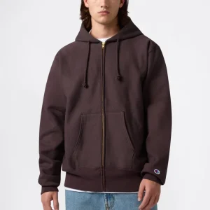 Men's Fleece Reverse Weave Zip Hooded Sweatshirt Made in USA