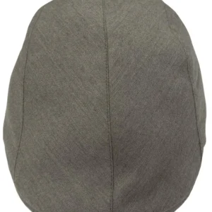 Cappello da uomo beige modello becco d’oca in pura lana flanella Carillo Drapers made in italy