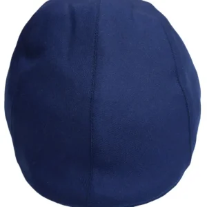 Cappello da uomo royal blu modello becco d’oca in pura lana flanella Carillo Drapers made in italy