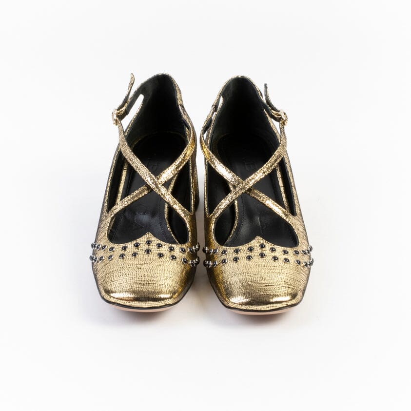 A.BOCCA - Décolleté - 2835 - Lizard Gold - immagine 3