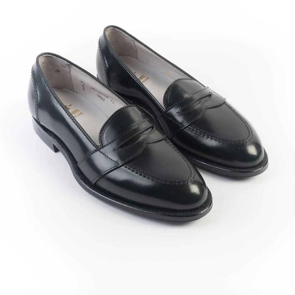 ALDEN - 6845 - Mocassino Full Strap - Cordovan Nero - immagine 3