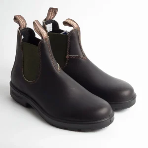 BLUNDSTONE - Stivaletto - 519 - STOUT BROWN/OLIVE