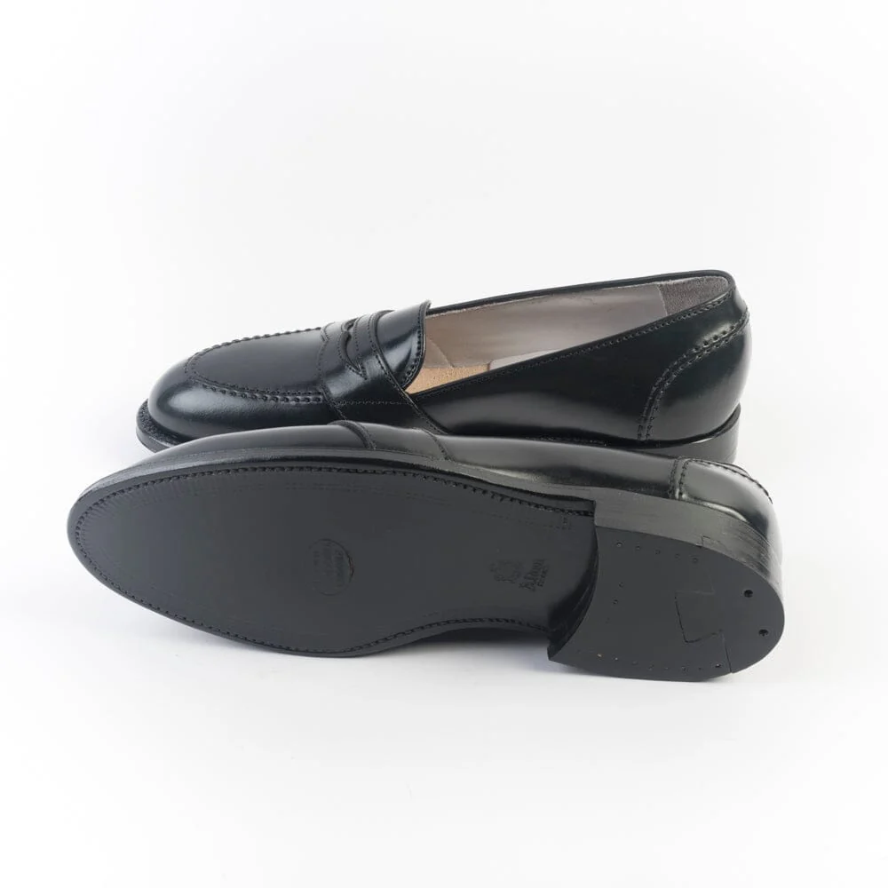 ALDEN - 6845 - Mocassino Full Strap - Cordovan Nero - immagine 4